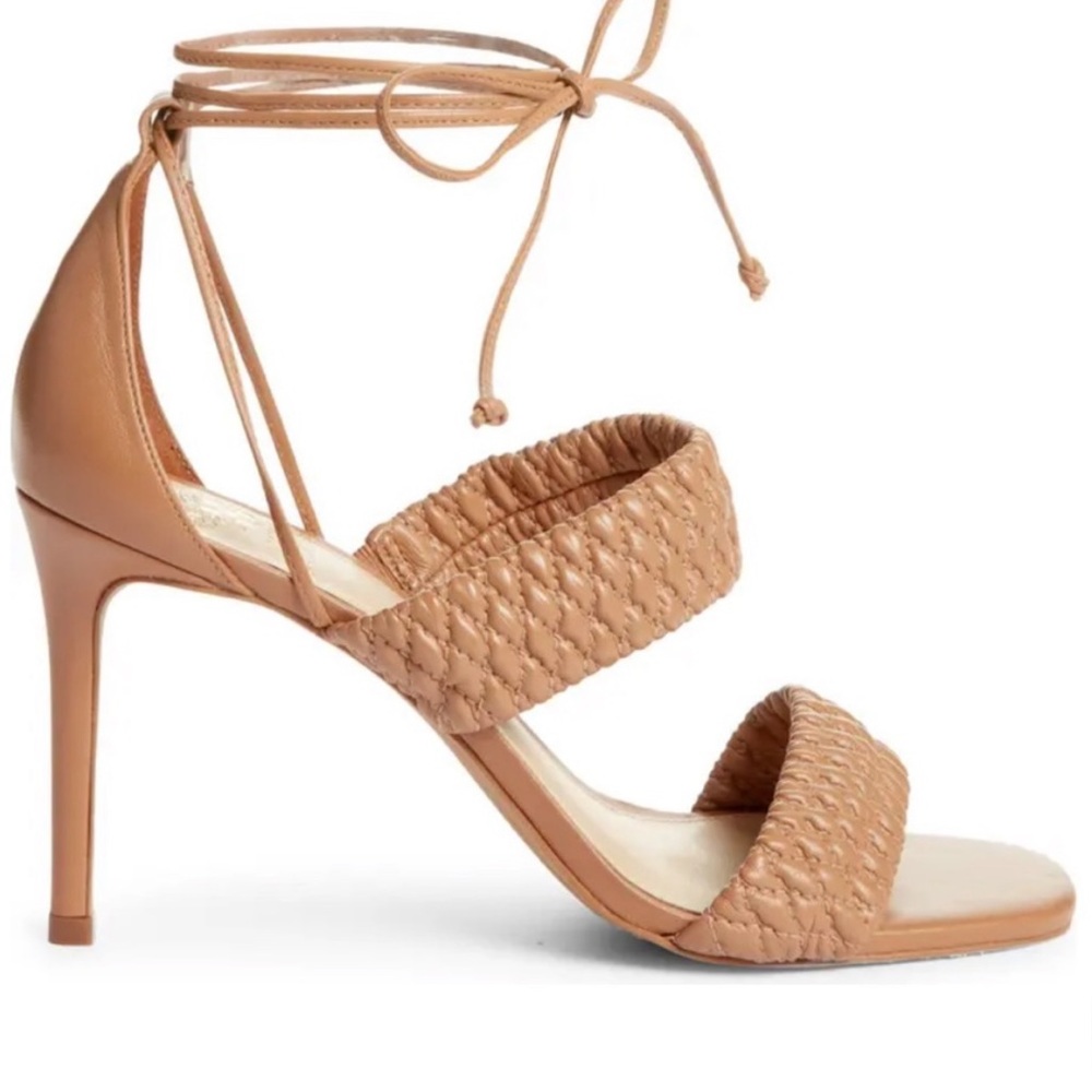 Vince Camuto Antilique Tan Strappy Heels Size 10 - Picture 2 of 11